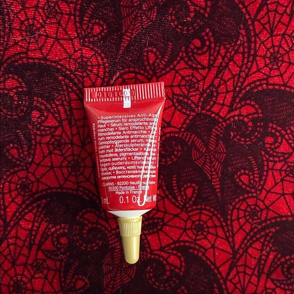 Ipsy Red & Black Web Patterned Cometic 4 Piece Beauty Bundle